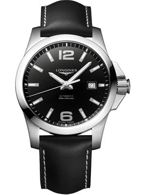 Longines Conquest Classic L3.778.4.58.3 Black Tone Watch 43mm