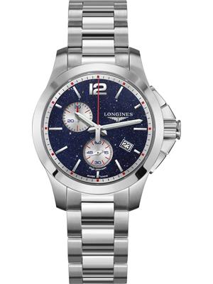 Longines Conquest L3.379.4.98.6 Chronograph By Mikaela Shiffrin 36