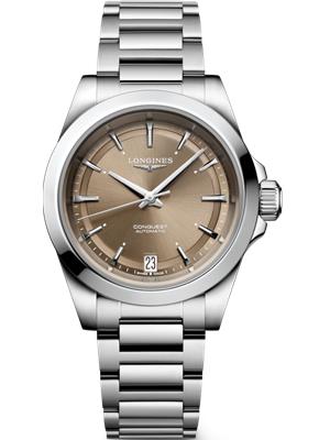Longines Conquest L3.430.4.62.6 Silver Watch 34mm