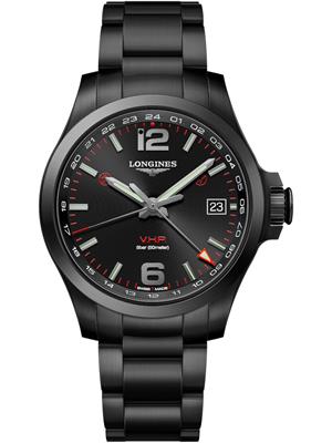 Longines Conquest L3.718.2.56.6 V.H.P. GMT Watch 41mm