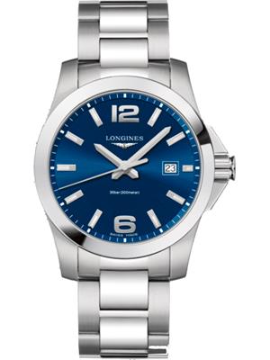 Longines Conquest L3.759.4.96.6 Blue Watch 41mm
