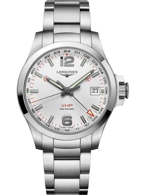 Longines Conquest V.H.P. GMT L3.718.4.76.6 Watch 41mm