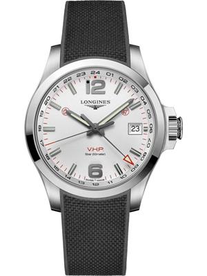 Longines Conquest V.H.P. GMT L3.718.4.76.9 Watch 41mm