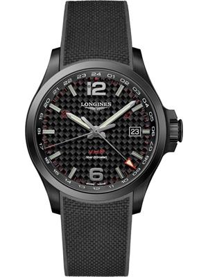 Longines Conquest V.H.P. GMT L3.728.2.66.9 PVD 43mm 