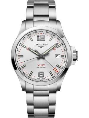 Longines Conquest V.H.P. GMT L3.728.4.76.6 Watch 43mm