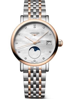 Longines Elegant L4.330.5.87.7 Moonphase Watch 30mm
