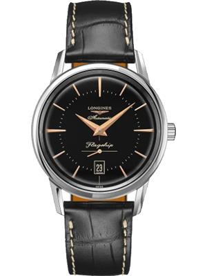 Longines Flagship Heritage L4.795.4.58.0 Watch 38mm