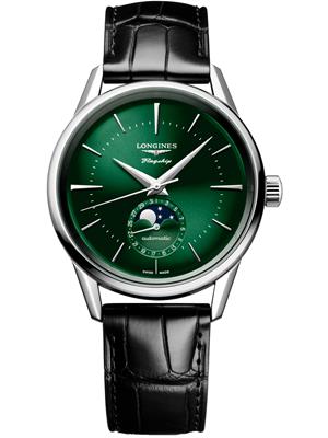 Longines Flagship L4.815.4.02.2 Green-Tone Watch 38.5mm