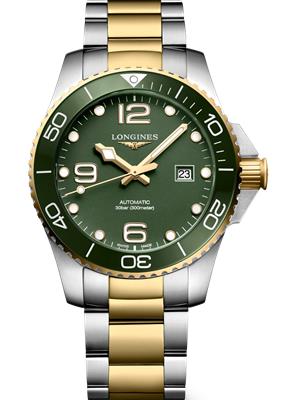 Longines Hydro Conquest L3.782.3.06.7 Green Watch 43mm