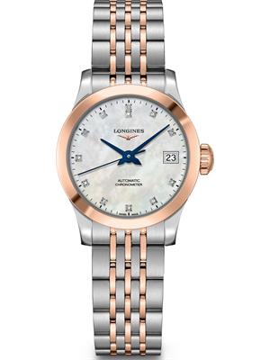 Longines Record L2.320.5.87.7 Ladies Watch 26mm