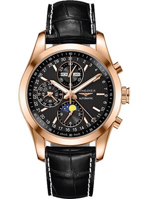 Longines Conquest L2.798.8.52.3 Classic Moonphase Watch 42mm 