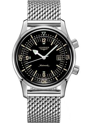 Longines Legend L3.774.4.50.6 Diver Automatic Watch 42mm