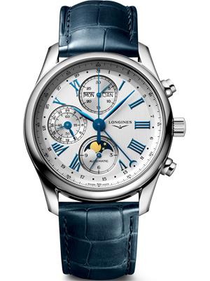 Longines Master L2.673.4.71.2 Moonphase Blue Watch 40mm