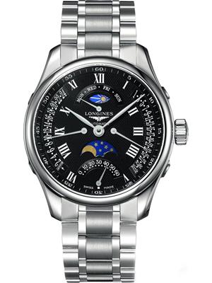 Longines Master L2.739.4.51.6 Moonphase Watch 44mm 