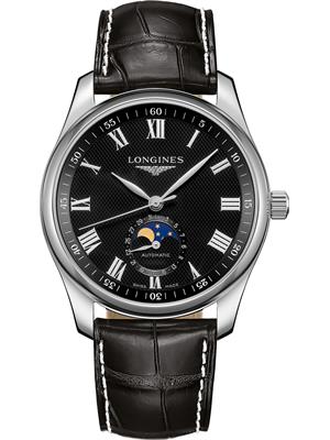 Longines Master L2.909.4.51.7 Moonphase Black 40mm