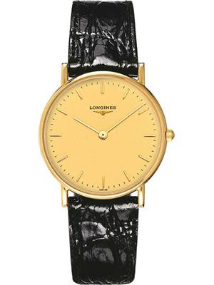 Longines Presence L4.743.6.39.2 18kt Solid Gold Watch 33mm