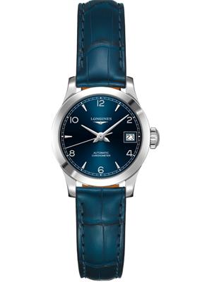 Longines Record L2.320.4.96.4 Blue Watch 26mm