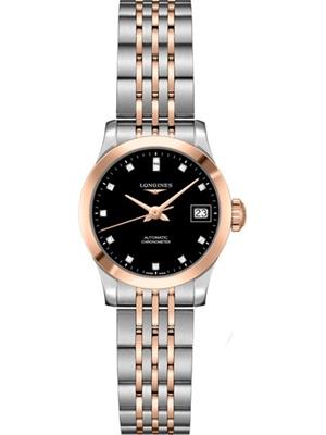 Longines Record L2.320.5.57.7 Automatic Watch 26mm