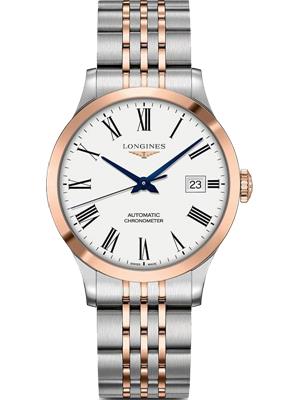 Longines Record L2.820.5.11.7 Automatic Watch 38.5mm
