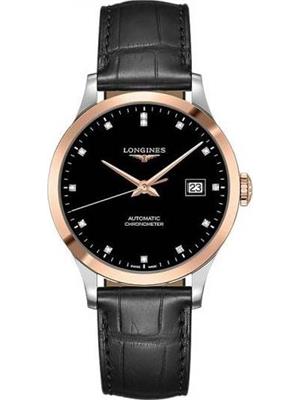 Longines Record L2.820.5.57.2 Watch 38.5MM