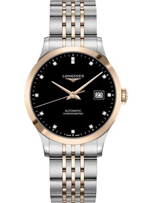 Longines Record L2.820.5.57.7 Automatic Watch 38.5mm