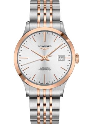 Longines Record L2.821.5.72.7 Chronometer Watch 40mm