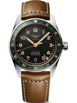 Longines Spirit Zulu Time L3.802.4.63.2 39mm Watch 39mm