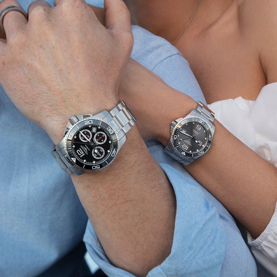 đồng hồ cặp đôi thể thao longines hydroconquest cao cấp chính hãng