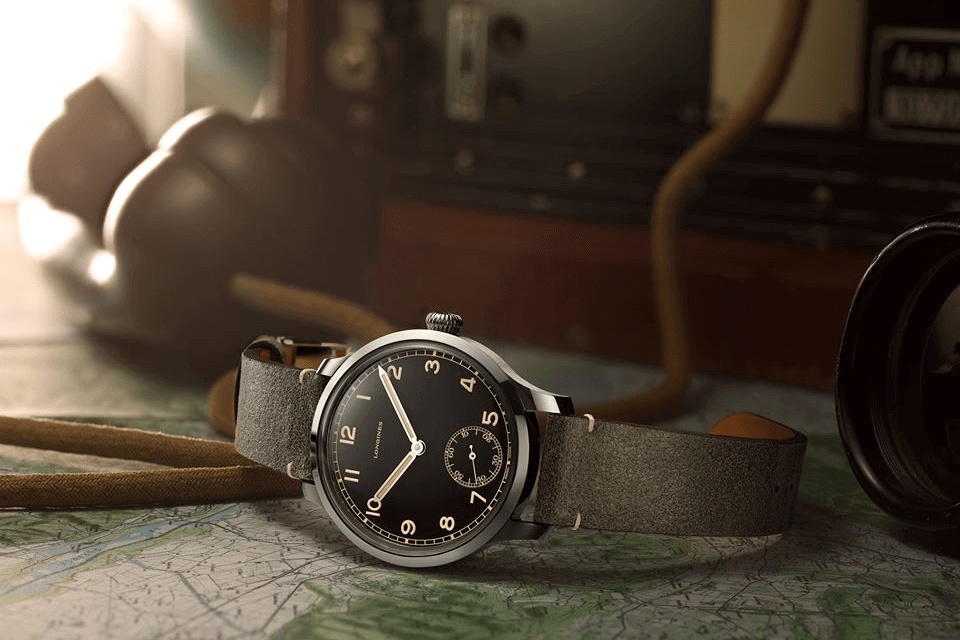 Longines Heritage Military 1938, máy cơ thủ công ra mắt vào năm 2019
